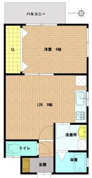 石﨑皆実町貸家の間取り画像