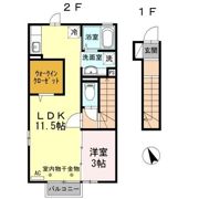 ウィルファーレ大町の間取り画像