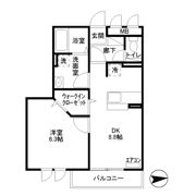 デュオコート酒折 壱番館の間取り画像