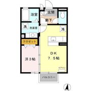 セジュール桐原の間取り画像