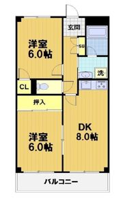 セレーノ祥豊の間取り画像