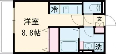 LE DOME西霞町の間取り画像