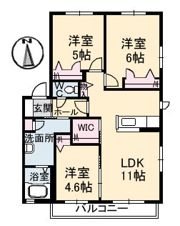シャーメゾンフェアリーⅣの間取り画像