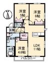 シャーメゾンフェアリーⅣの間取り画像