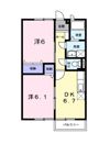 ニューエルディム三光Bの間取り画像