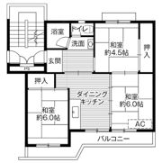 ビレッジハウス宮成2号棟の間取り画像