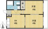 コスモハイツ亀川の間取り画像