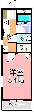 スプリングハイツ B棟の間取り画像