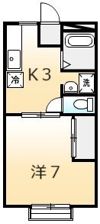 シャトルおおわの間取り画像