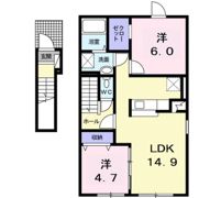 カーチェ稲田の間取り画像