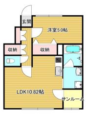 ルミエールF棟の間取り画像