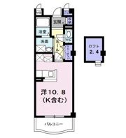 ウエスト メゾンの間取り画像