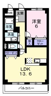 シャトー・プティシャンの間取り画像