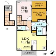 シャルム石堂の間取り画像