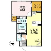 ポルトボヌール Bの間取り画像