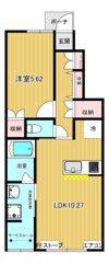 ブルジェオンBの間取り画像