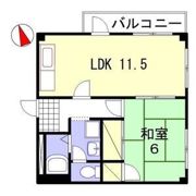 船場スカイハイツの間取り画像