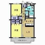 プリムヴェールA棟の間取り画像