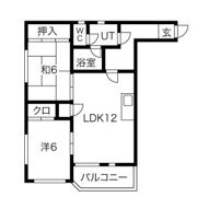 プリンセス高屋の間取り画像