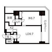 グランドタワー札幌の間取り画像