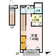 コーポマルスギの間取り画像