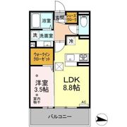 サンセール若里の間取り画像