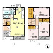アコルト B棟の間取り画像