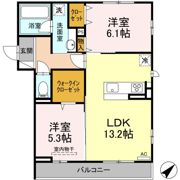 ルミナス庚午の間取り画像