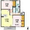 ソレイユ千田 D棟の間取り画像