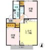 リベリュール富の原 Ⅱ棟の間取り画像