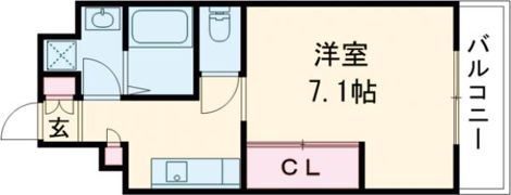 大州2丁目マンションの間取り画像