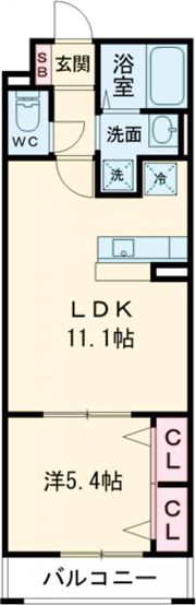 MISTRAL東姫路駅前の間取り画像
