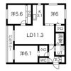 HOUSE of MARQUIS X(ハウスオブマーキス10)の間取り画像