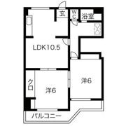 馬引コーポラス A棟の間取り画像