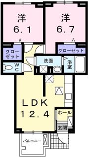 ココアガーデンの間取り画像