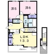 ファンタジアⅡの間取り画像