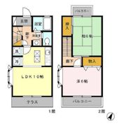 タウンハウス豊四季の間取り画像