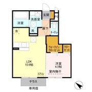 メルベーユおおたかの森 2号棟の間取り画像