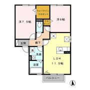 グランシャリオ Lの間取り画像