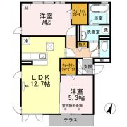 グランドソレイユの間取り画像