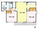 アビタシオン仁川Ⅲの間取り画像