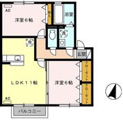 クレールシャンスの間取り画像