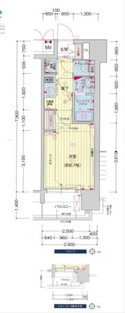 プレサンス名古屋STATIONルミアスの間取り画像