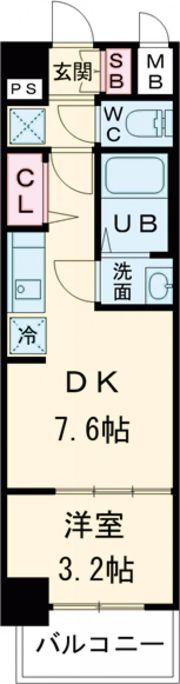 プレサンス THE KYOTO 吉祥院の間取り画像