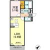 セジュール横代の間取り画像