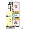 La・famille B棟の間取り画像
