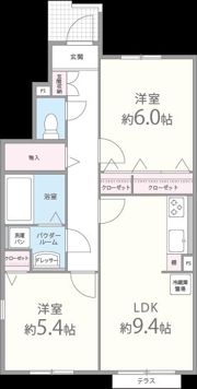 パストラーレシャルムの間取り画像