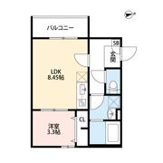 ビオ立花(ビオタチバナ)の間取り画像