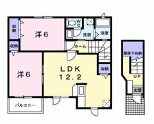 パルテール Bの間取り画像