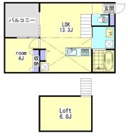 PALAZZO B棟の間取り画像